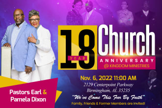 create an alluring church, event, social media post