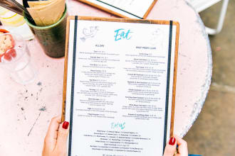 write your menu item descriptions in english or chinese