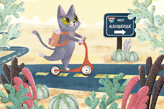 illustrate a professional children book