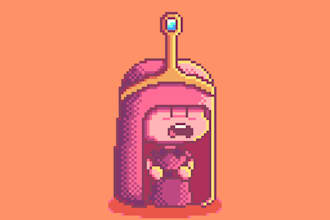create pixel art of your choice