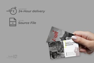 design fast and modern business card