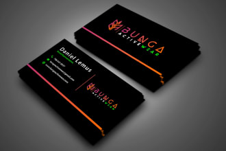 do your business card, letter head, stationary items
