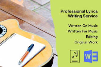 be your amazing lyrics writer