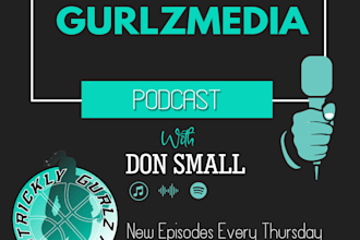 design podcast cover and postcard