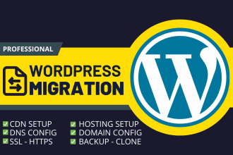 migrate wordpress website to a new server or domain