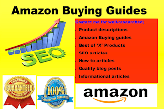 write amazon affiliate articles for your niche site