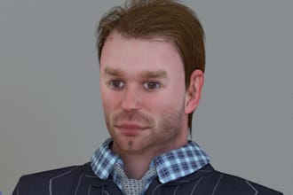 do 3d animation video and 3d character design