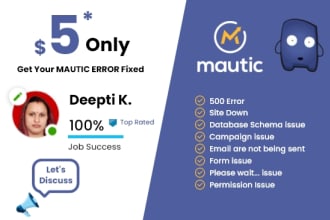 fix any kind of mautic issue