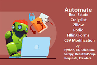 create a bot to automate real state business or other task