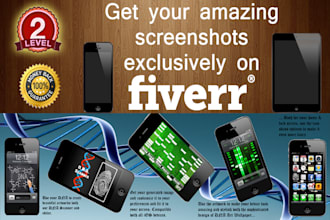 design beautiful screenshot of your app for the app store