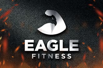 make personal trainer logo for sport and gym business
