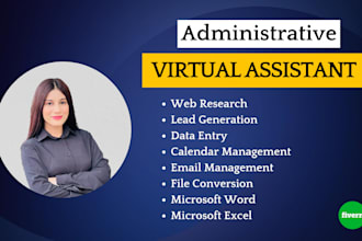 be your efficient administrative virtual assistant