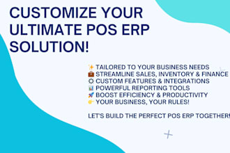 provide inventory management with point of sale, crm, erp