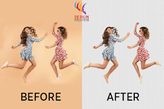 do photoshop editing and background removal