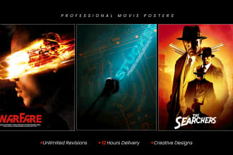 design professional movie film poster