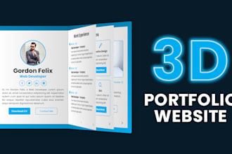 build personal portfolio or professional resume website