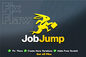 fix, redesign or edit your ai generated logo and design more options