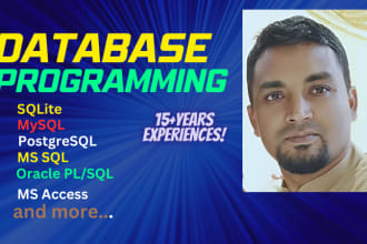 be expert database in oracle, mssql, mysql, postgresql