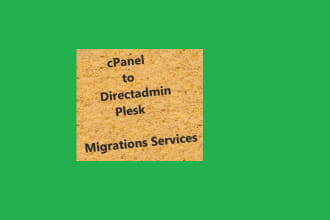 migrate cpanel server to a directadmin or plesk linux server