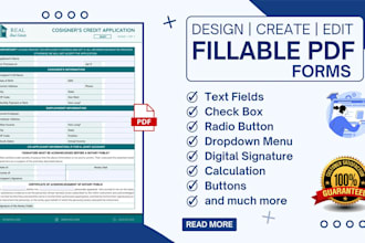 create PDF fillable form