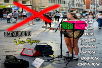 remove background noise perfectly and accurately from your audio or video file