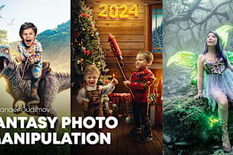do fantasy adobe photoshop editing and retouching