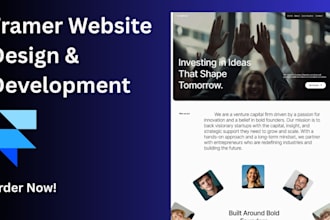 design or develop a framer website