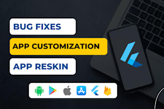 be flutter developer to bug fix in ios android flutter mobile app development
