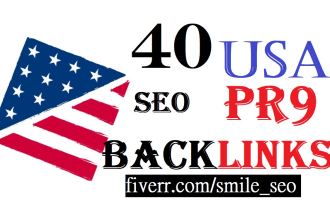do 40 pr9 USA seo backlinks