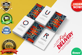 design amazing business cards and fast delivery