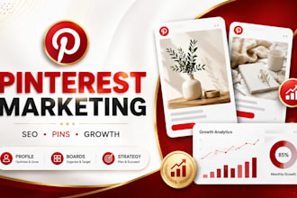 manage your pinterest account with SEO optimized pins and strategy