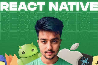 develop your app in react native expo IOS and android
