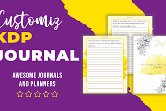create ready to publish journal KDP package