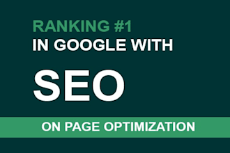 do SEO on onpage optimisation for any site