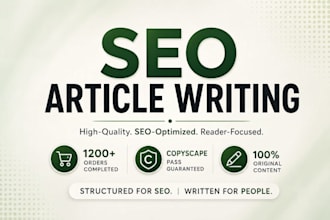 do SEO article writing, blog writing and rewriting