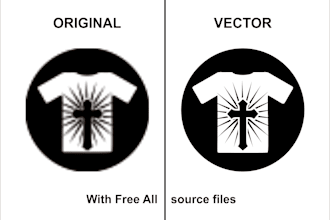 do vector tracing,trace your image to vector