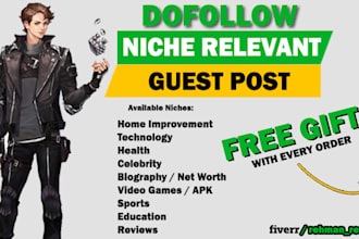 do a guest post with contextual dofollow backlink