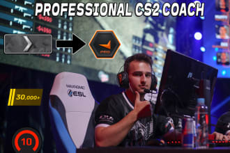 be your professional 1on1 cs2 coach and help you imrove