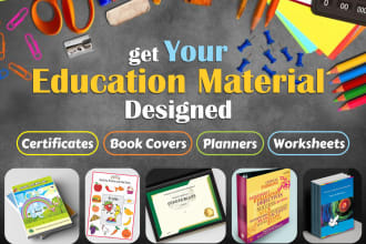 design education material and worksheets
