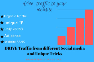 drive web traffic to your website