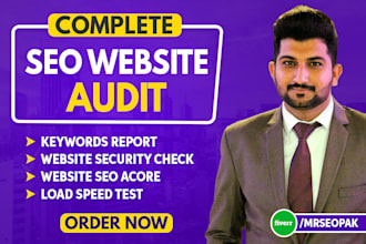 do advance SEO audit report in 24 hours