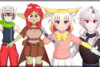 create a vrchat or vtuber avatar for you from scratch