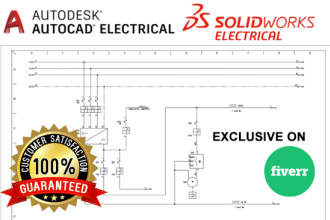 design and draw electrical schematic drawings
