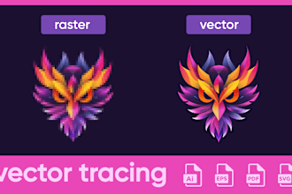 vector tracing use adobe illustrator