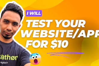 thoroughly test and review your website, webapp, mobile app