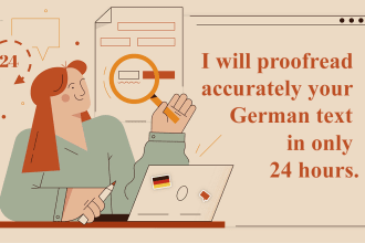 proofread accurately your german text in only 24 hours