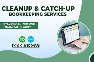 do bookkeeping and set up clean up quickbooks online xero
