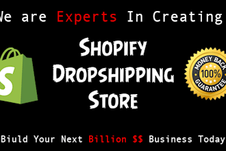 create shopify dropshipping store with premium website theme winning products