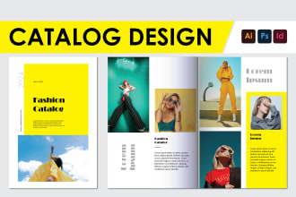 do product catalog design and magazine layouts