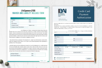 design digital fillable PDF forms with an attractive layout